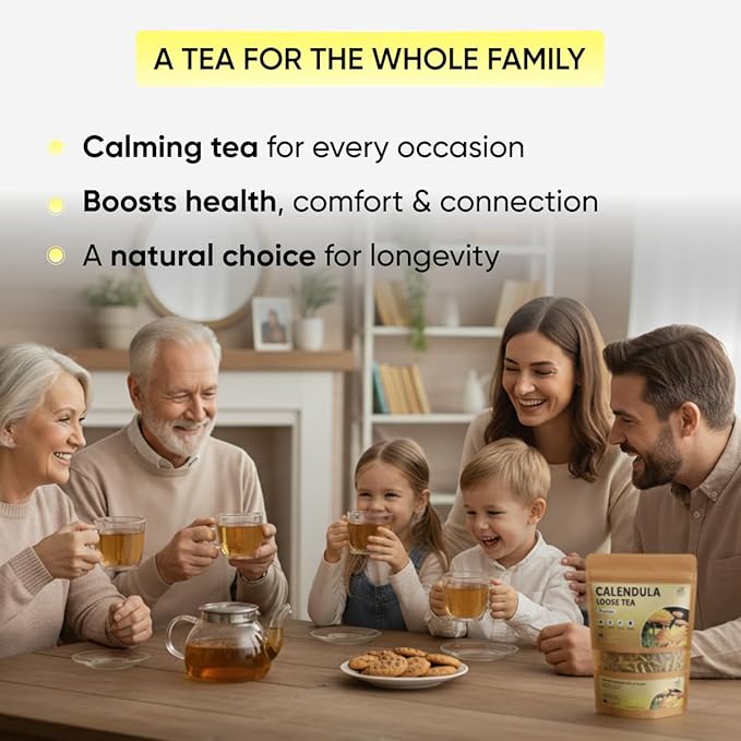 TeaDreamTea Dried Mullein Herbal Tea - Natural Mullein Flowers 3 OZ Loose Tea - Caffeine-free - Pure Natural Premium Mullein Leaf
