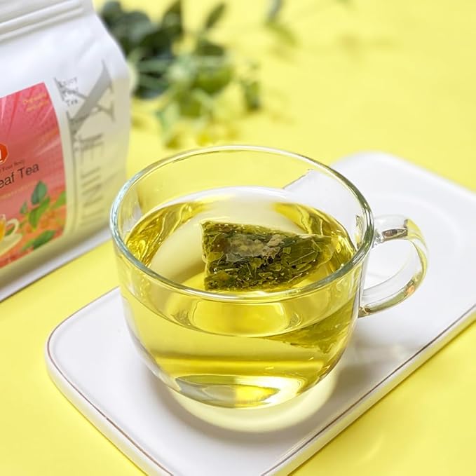 Xiejinji Raspberry Leaf Tea, 40 Tea Bags – 100% Natural Caffeine-Free Blend to Support Women’s Wellness, No Additives, Pyramid Clear Filter Teabag