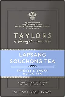 Taylors of Harrogate Lapsang Souchong, 20 Teabags (Pack of 6)