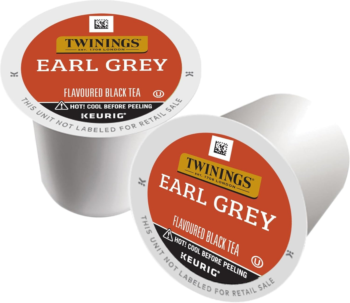 Twinings Earl Grey Black Tea K-Cup Pods for Keurig, 24 Count (Pack of 2), 48 Total, Flavoured with Citrus and Bergamot