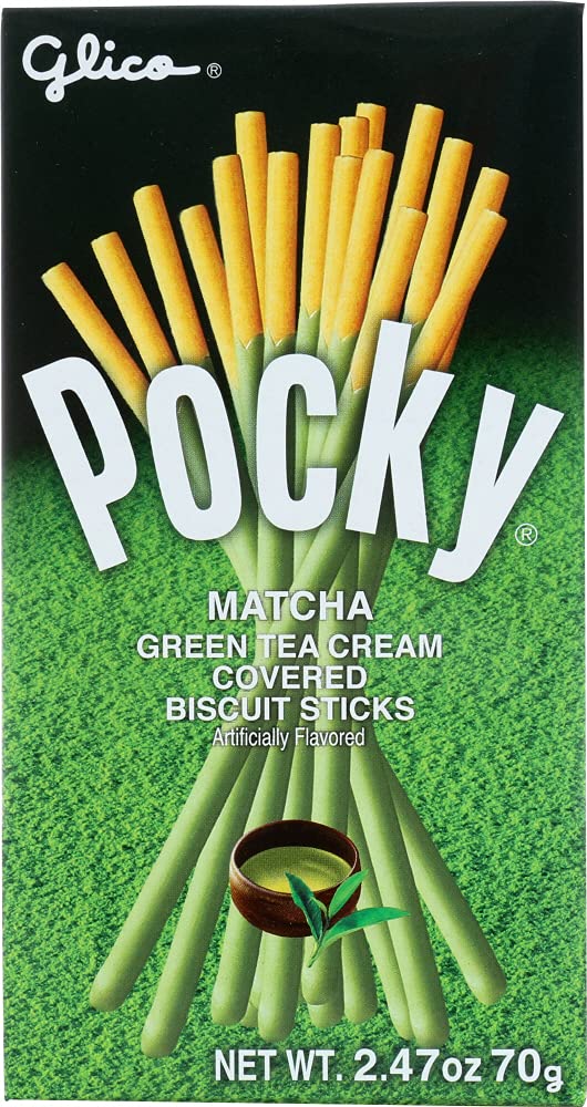BLholife [ 3 Packs ] Glico Pocky Matcha Green Tea 70g x 3 Biscuit Stick