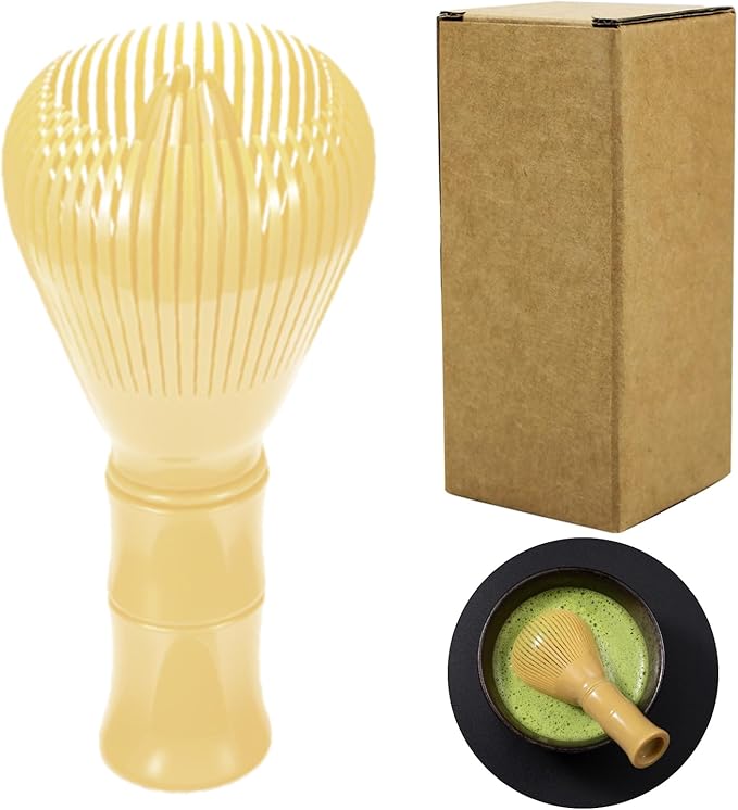 Resin Matcha Whisk Traditional Japanese Chasen Matcha Tea Whisk Gifts for Tea Lovers Reusable Plasti