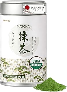 Japanese Ceremonial Grade Matcha Powder – USDA Organic | 3oz Tin | Smooth Taste with Low Bitterness | Calm, Clear Energy | Pure Matcha