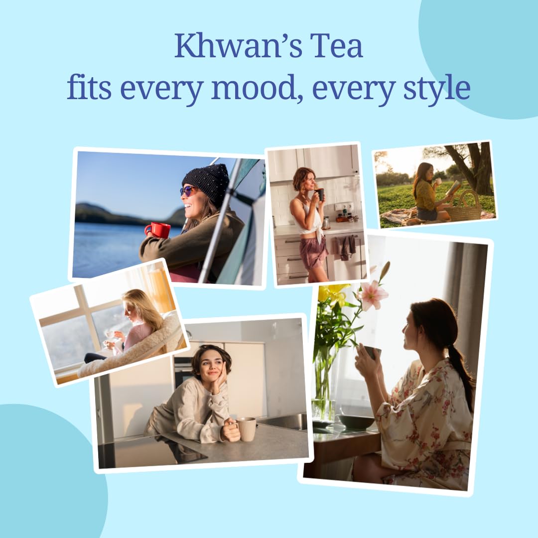 KHWAN'S TEA Organic Butterfly Pea Flower Tea Bags, USDA Organic, 10 Count | Organic butterfly pea flower tea bags, color-changing blue herbal tea, whole-flower, caffeine-free, vegan, Thai-grown, 10 ct