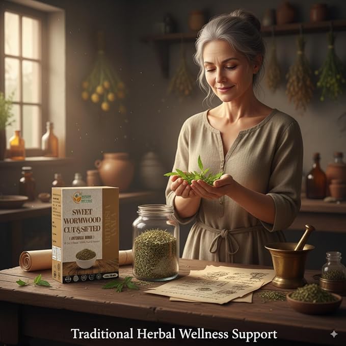Herbs Botanica Sweet Wormwood Herb Tea Loose Leaf Artemisia Annua/Qinghao Sweet Annie Wormwood Loose Leaves Herbs Non GMO Dried 100% Guaranteed