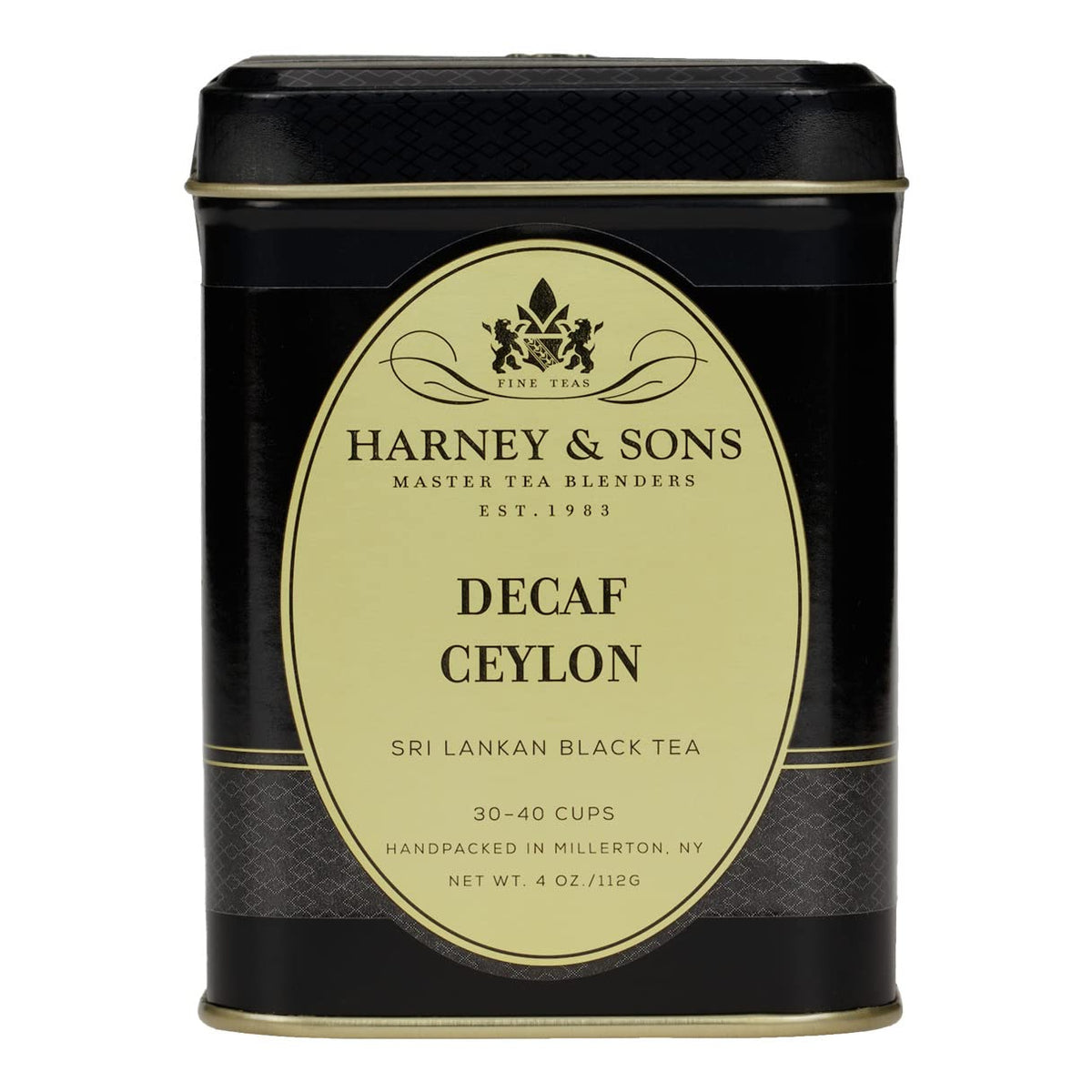 Harney & Sons Decaf Ceylon Loose Leaf Black Tea Tin, 3 oz