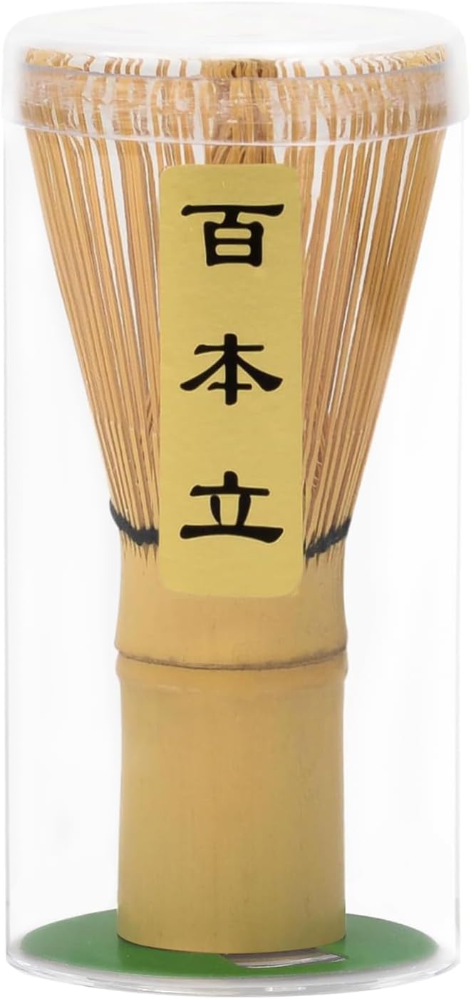 Bamboo Matcha Whisk for Matcha Tea Traditional Japanese Chasen Stirrer Wisk Mixer Brush Handcrafted Organic Matcha Preparation Tool for Frothy Fun