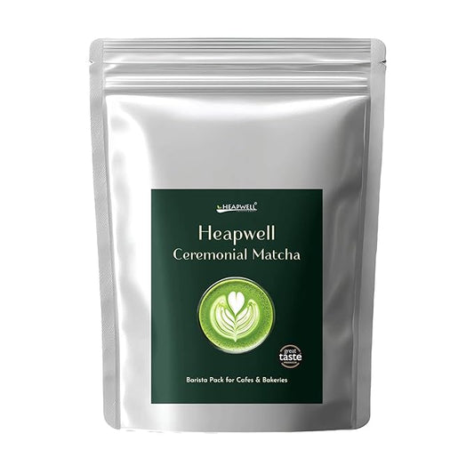 Heapwell Japanese Matcha – Premium & Ceremonial & AAA Grade Matcha Tea | Authentic Japanese Origin (8.8oz Bulk Pack, Ceremonial Grade)