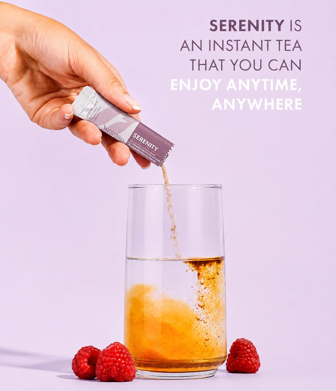 Farmasi Nutriplus Serenity Raspberry Herbal Tea, 0.06oz x 30 Servings
