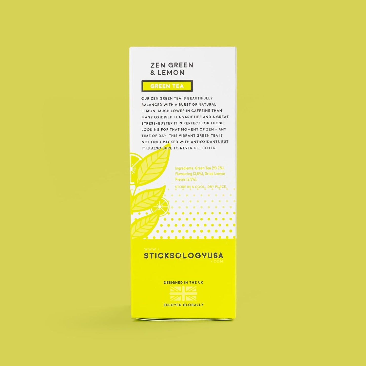 Sticksology Zen Green & Lemon Tea Sticks - Green Tea
