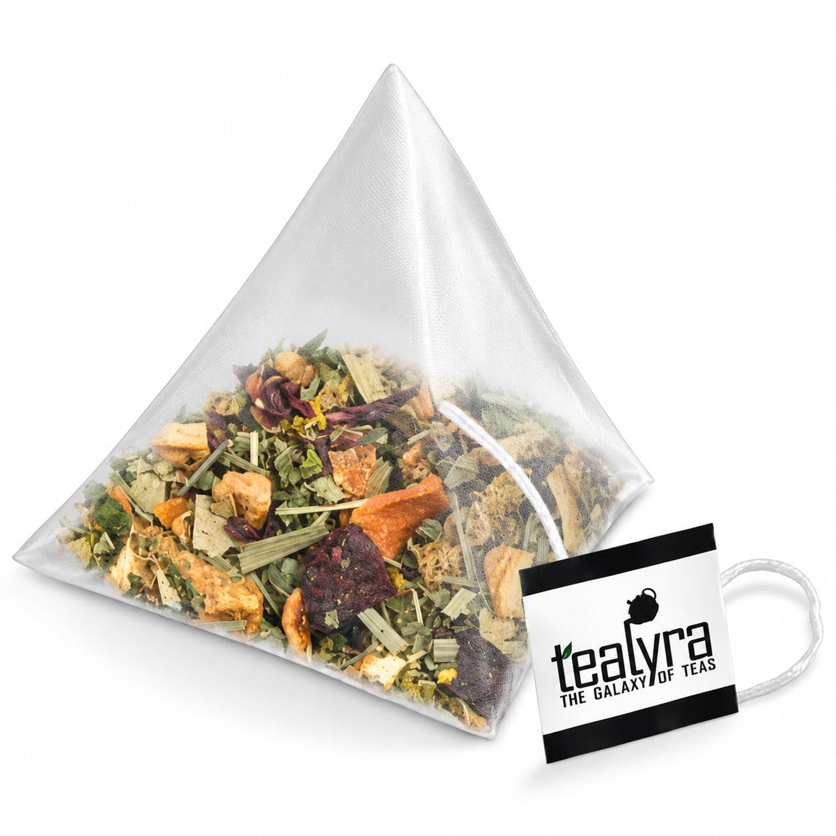 Tealyra | Orange Lemonade Herbal Fruit Tea, 25 Pyramid Tea Bags