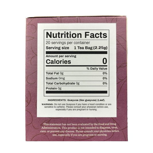Positively Botanicals, Organic Guayusa Herbal Tea Bags, 20 Count