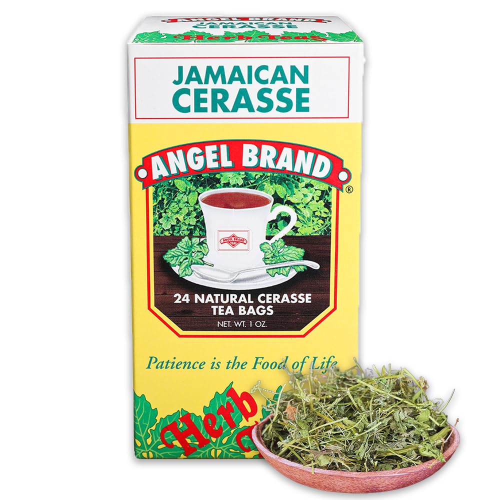 Jamaican Cerasse Tea Bags | 24 Count | Box | Bitter Melon Detox Blend | Authentic Jamaican Cerasse Tea