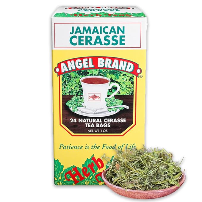 Angel Brand Cerasse Tea Bags Jamaican 24 – Bitter Melon Tea for Detox. - Most popular teas in Jamaica with Health Benefits and Delicious Flavor
