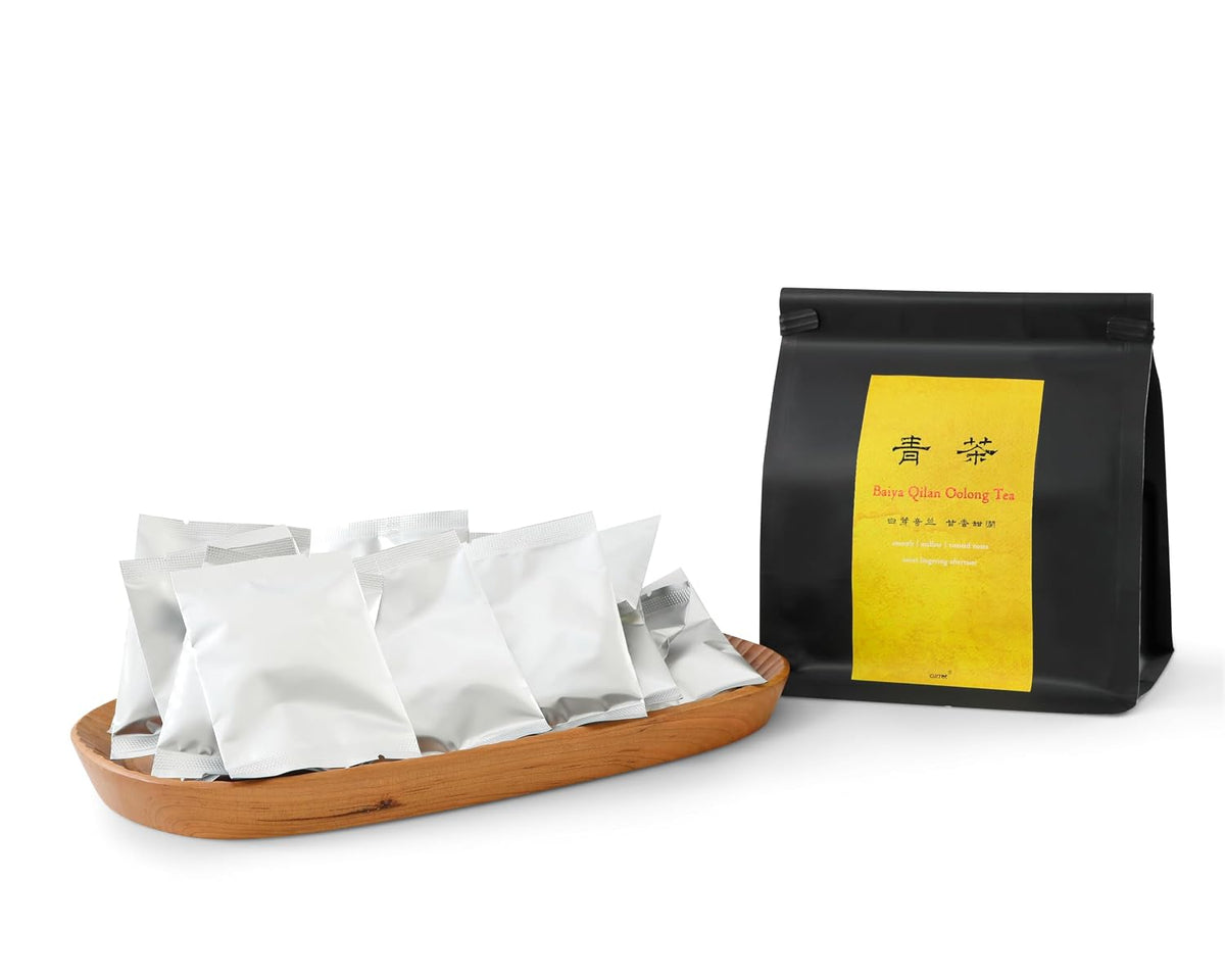 Curret Oolong Tea Bags – Fujian Roasted Oolong, Smooth &amp; Mellow, 12 Count