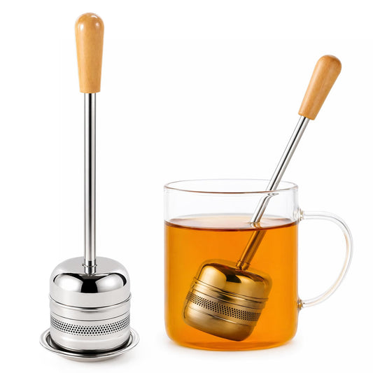 ZPUFAW 2Packs of Tea Infuser for Loose Leaf Tea, Long Handle 18/8 Stainless Steel Tea Scoop Infuser Fine Mesh Tea Strainers