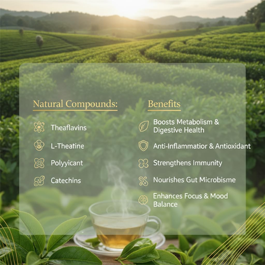 PipiTea Organic Oolong Tea Bags - Whole Leaf, (20 bags) 4g Selected Tea Leaves - Helps lower cortisol levels, relieve stress, promote digestion and metabolism, vegan, non-GMO (B)