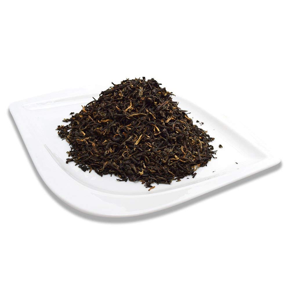 Organic Positively Tea Company Positively Tea, Organic Yunnan Black Tea, Loose Leaf, 16 Ounce