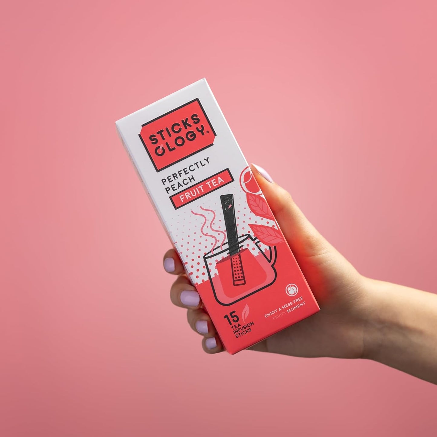 Sticksology Perfectly Peach Tea Sticks - Fruit Tea