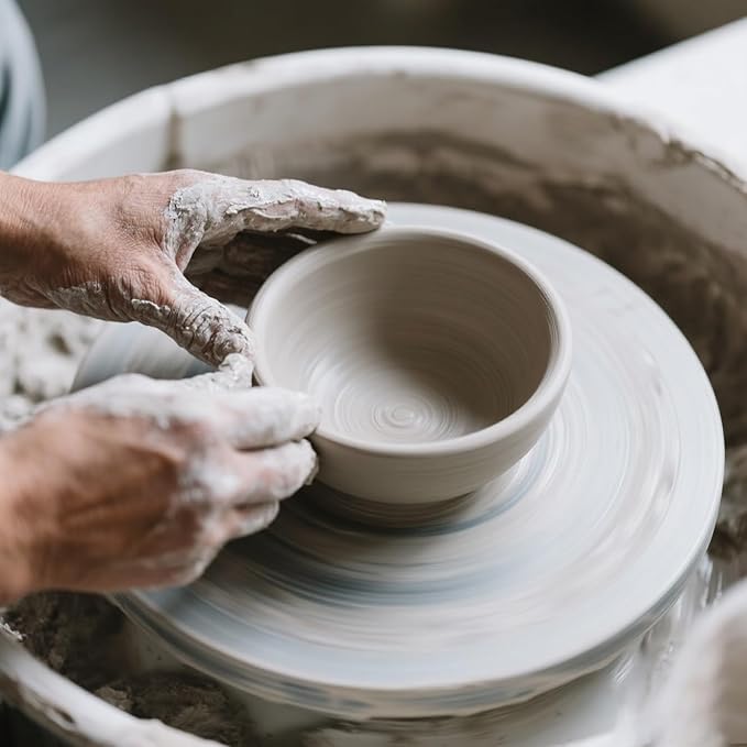 White Matcha Bowl with Spout with Cute Heart Pattern - Ceramic Chawan Matcha Bowl for Whisking Matcha -Traditional Japanese Macha Bowl Handmade