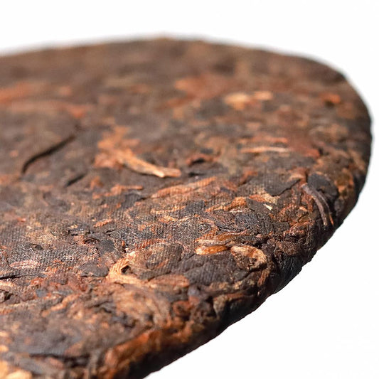 LWXLJMJZC 2013 Yi Wu Ripe Puerh Tea Cake 357g, Aged Yunnan Shu Pu-erh