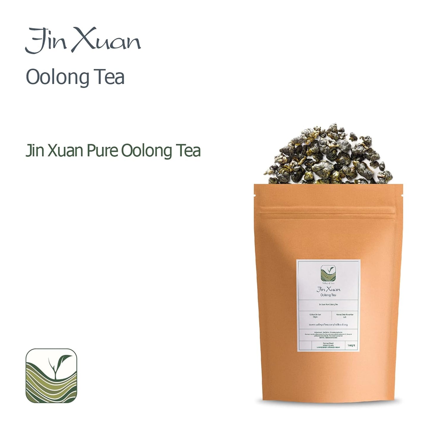 Jin Xuan Oolong Tea From Taiwan - Jinxuan Loose Leaf Tea - Taiwanese Green Oolong Tea 50g
