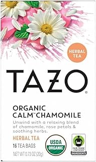 TAZO Calm Chamomile Herbal Tea Bags, Caffeine Free Blend, 16 Total Tea Bags