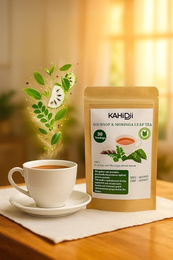 SOURSOP & MORINGA LEAF TEA - 30 teabags