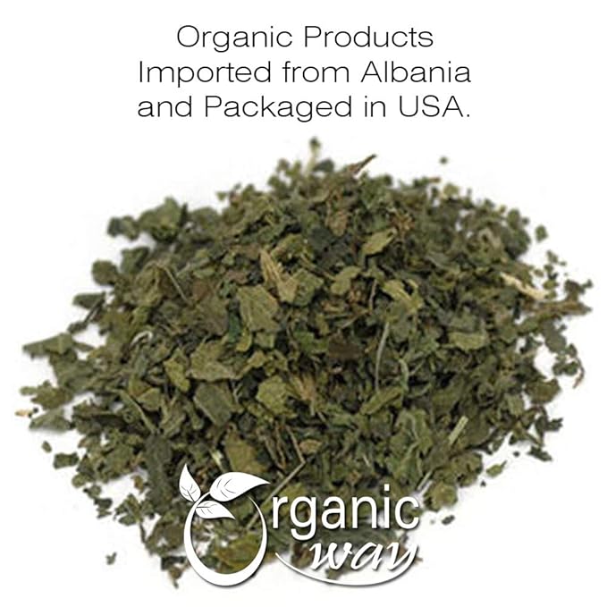 Organic Way Dandelion Leaf (Taraxacum Officinale) Cut & Sifted - Herbal Tea | European Wild-Harvest | Kosher & USDA Certified | Vegan, Non-GMO & Gluten Free | 100% Raw from Albania (1/2LBS / 8Oz.)