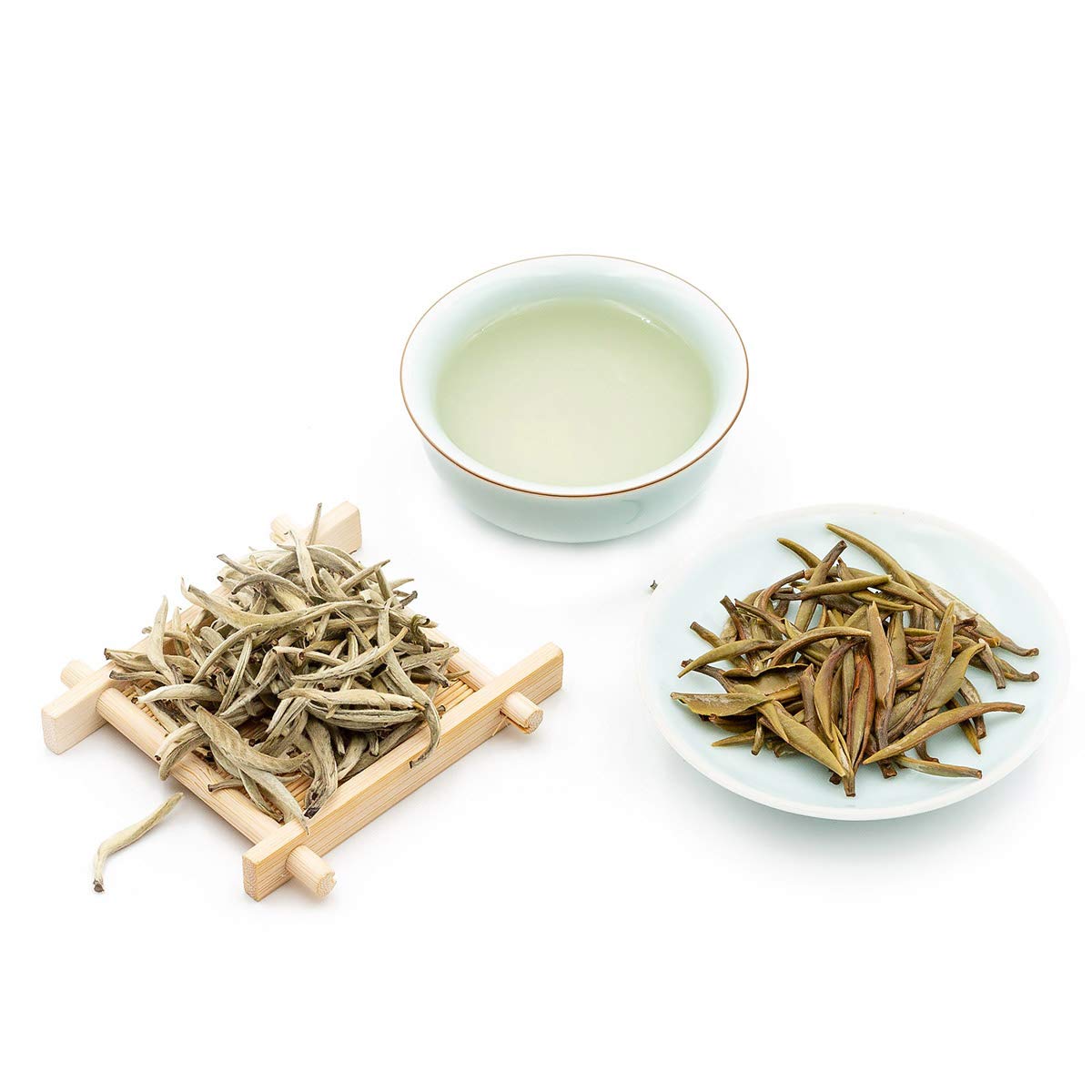 Oriarm 250g Yunnan Silver Needle White Tea Loose Leaf - Spring Harvest Bai Hao Yinzhen from Jinggu, Low Caffeine, Aged to Perfection