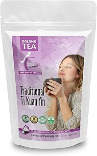 Traditional Ti Kuan Yin Oolong Tea Pyramid 15 Sachets
