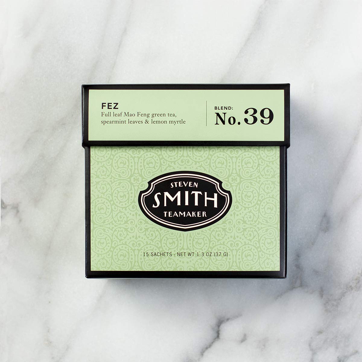 STEVEN SMITH TEAMAKER Smith Teamaker Fez Blend No. 39 (Full Leaf Green Tea), 1.3 Oz, 15 Bags