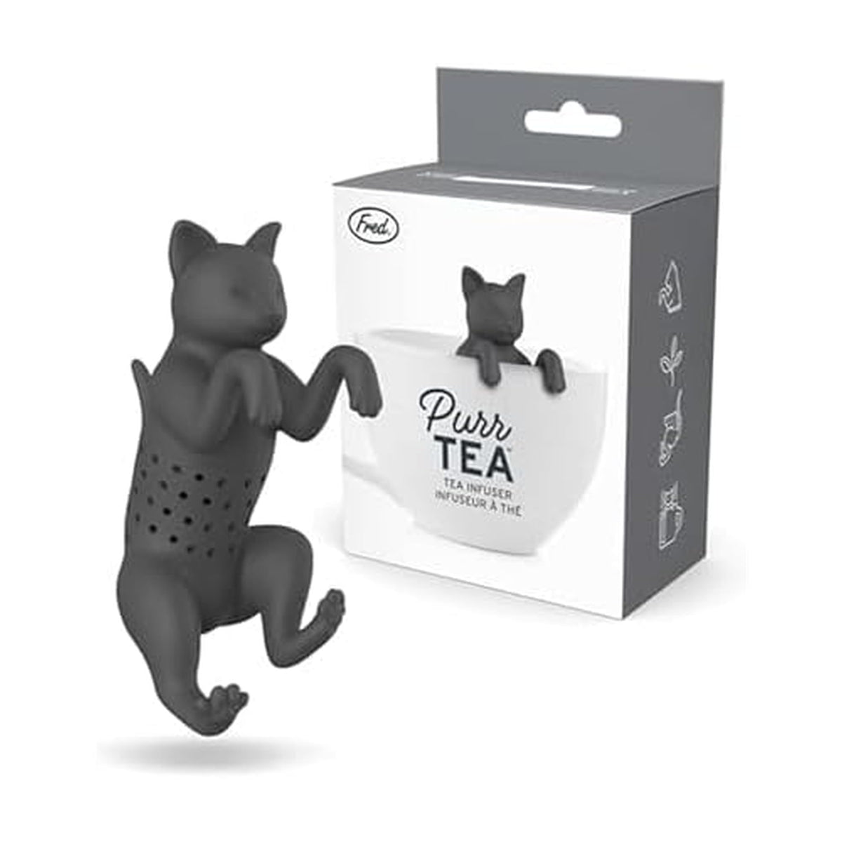 Fred & Friends Genuine Fred PURRTEA Cat Silicone Tea Infuser