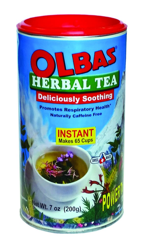 Olbas Herbal Tea 7 Ounce 2 Per Case, Swiss Herbal Blend | With 20 Soothing Herbs &amp; Essential Oils, Sore Throat and Stress Relief Tea, Warming Comfort, Calms Stomach, Power to Breathe
