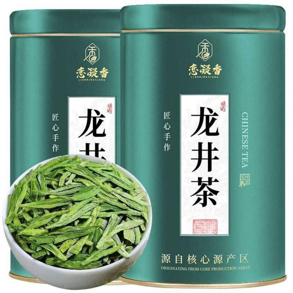100% Natural Chinese Traditional tea 845/正宗高山(longjing tea) 龙井绿茶手采带芽型耐泡型2025新茶叶罐装