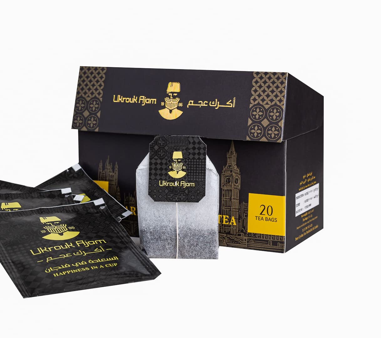 Ukrouk Ajam Pure Ceylon Black Tea (Earl Grey Black Tea)