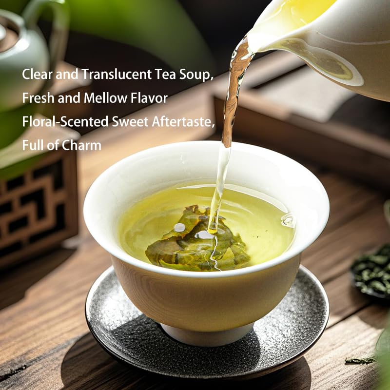 Tieguanyin Oolong Tea 500g | Premium Chinese Iron Goddess of Mercy Tea | Orchid Aroma Floral Oolong Tea | Smooth & Balanced Energy Tea for Focus, Relaxation & Wellness