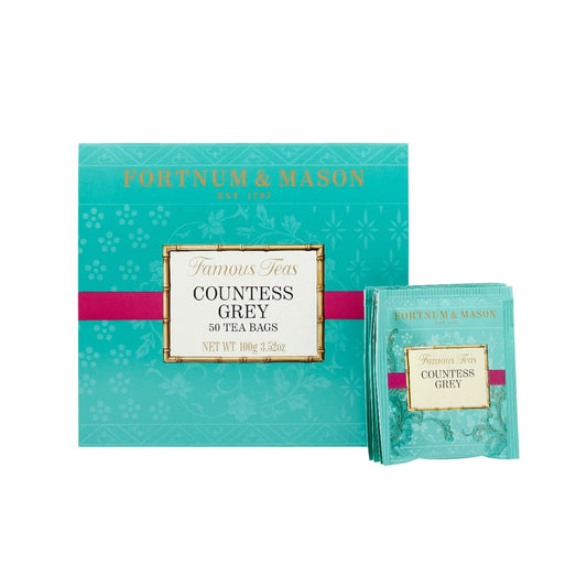 Fortnum and Mason Countess Grey 50 Count Tea Bags (1 Pack)