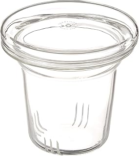Teabloom Universal Glass Tea Infuser with Dual-Purpose Lid/Coaster – Hygienic, Non-Toxic Glass Filter for Loose Tea Leaves – Lead-Free & Cadmium-Free – Tea Purist's Choice