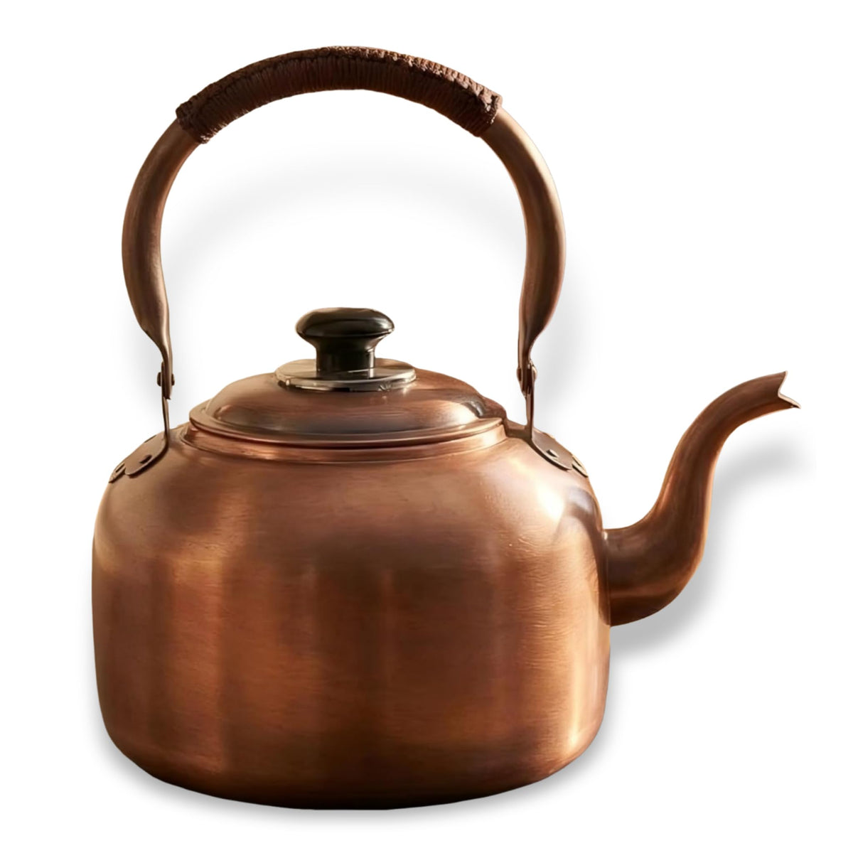 wloadry 3.2 QT Solid Copper Whistling Kettle | Large Capacity & Cool-Touch Handle