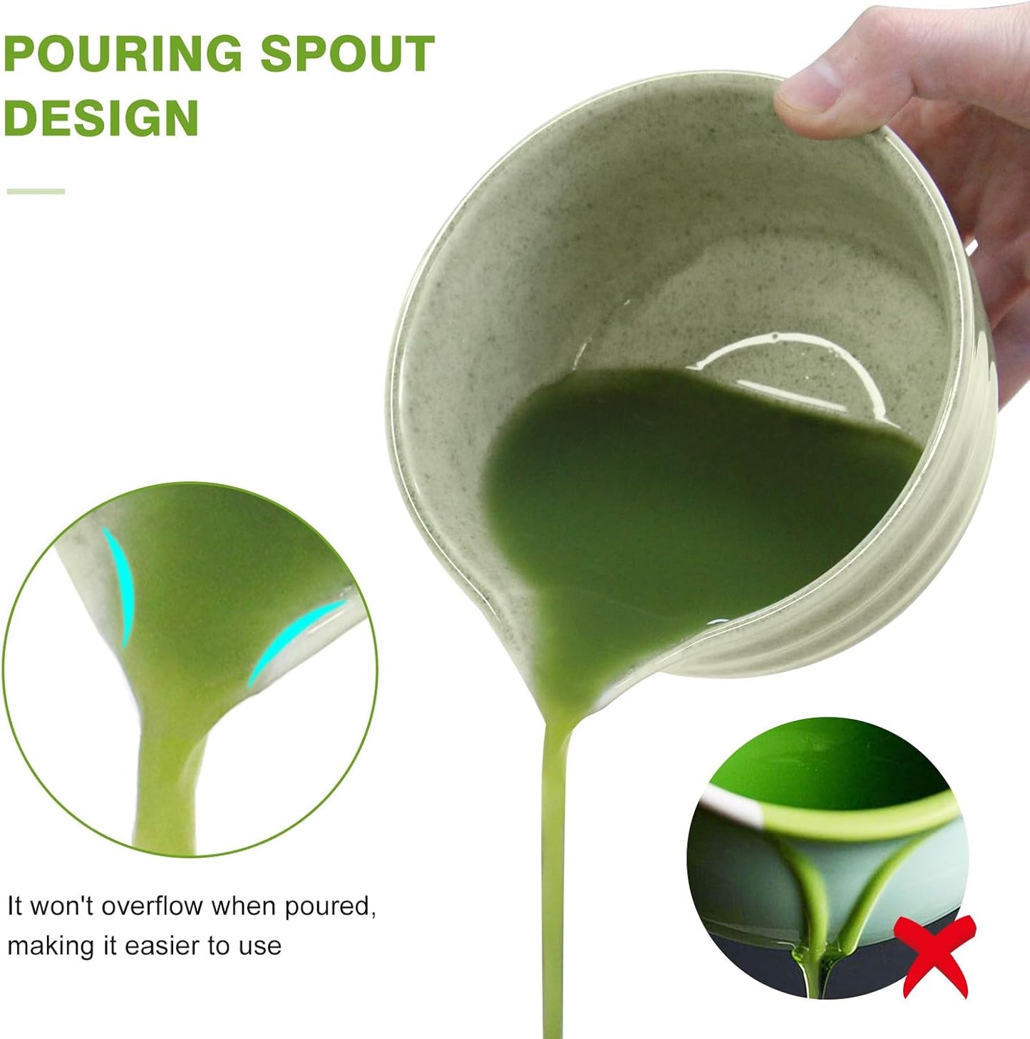 Matcha Whisk Set - Premium Complete Ceremonial Grade Matcha Set with Bamboo Whisk, Matcha Bowl with Spout, Scoop, Sifter &amp; Holder - Authentic Japanese Tea Kit for Traditional Tea Preparation