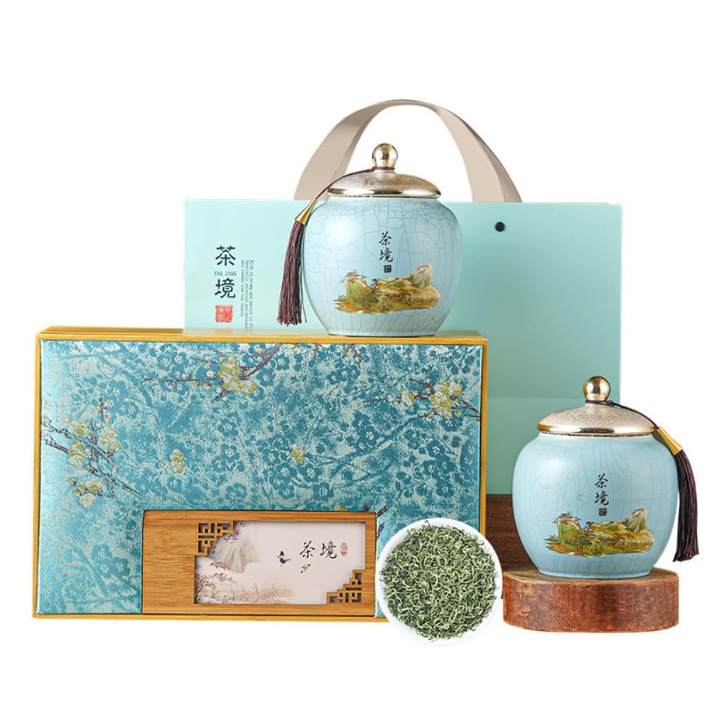 Favorites Sampler Set,Loose Leaf,Tea Variety Green,Herbal,Black 茶境双瓷礼盒蒙顶甘露1套共250g Favorites Sampler Set,Loose Leaf,Tea Variety Green,Herbal,Black