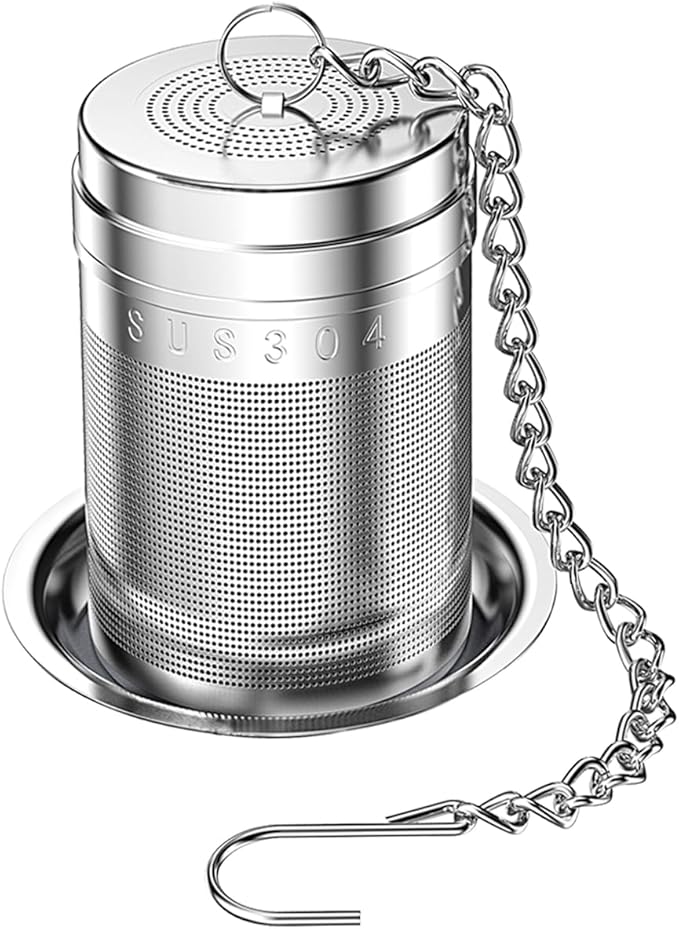 18/8 Stainless Steel Tea Infuser, Extra Fine Mesh Tea Infusers for Loose Tea, Tea Strainer Steeper F
