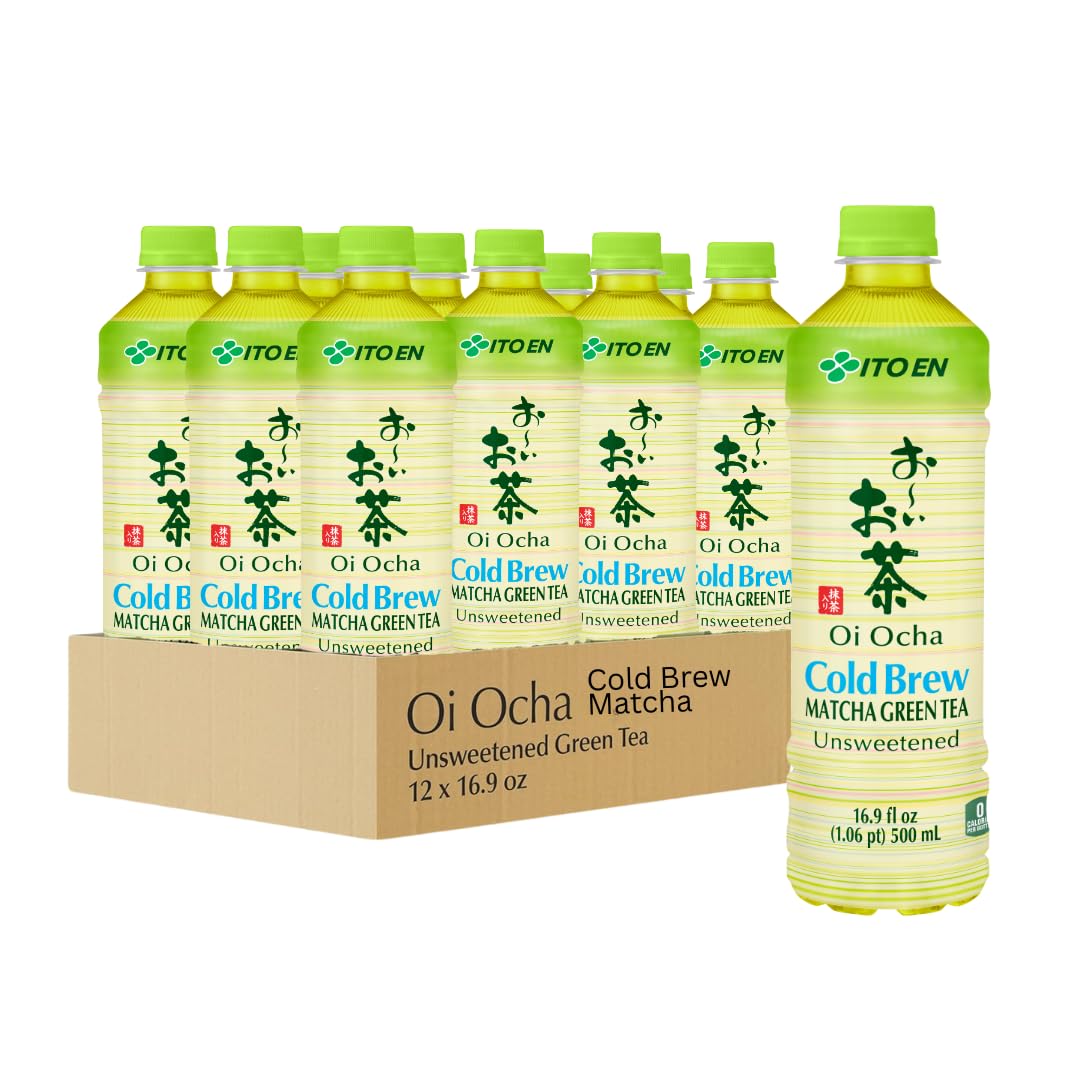 Ito En Jasmine Green Tea Unsweetened 16.9 Fluid Ounce (Pack of 12), 0 Calories…