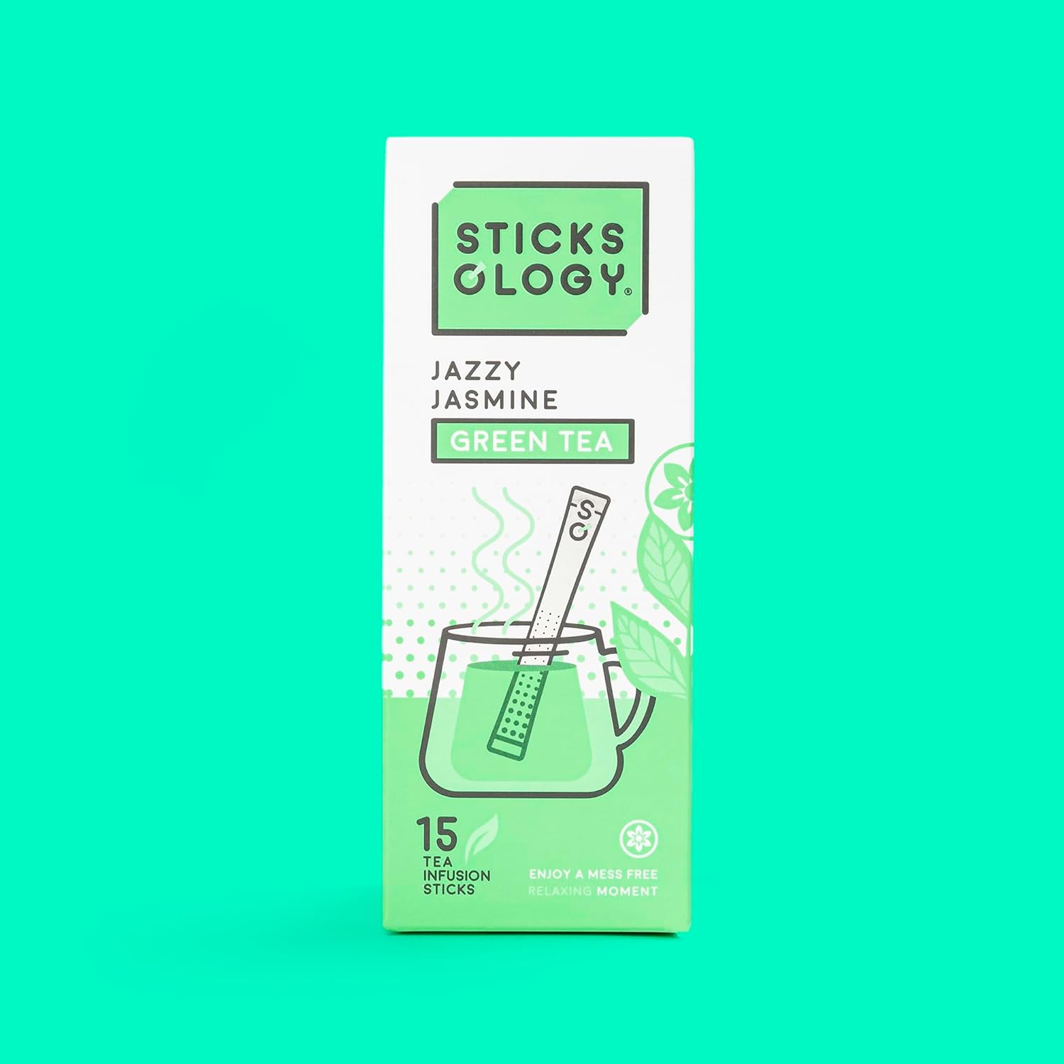 Sticksology Jazzy Jasmine Tea Sticks - Green Tea