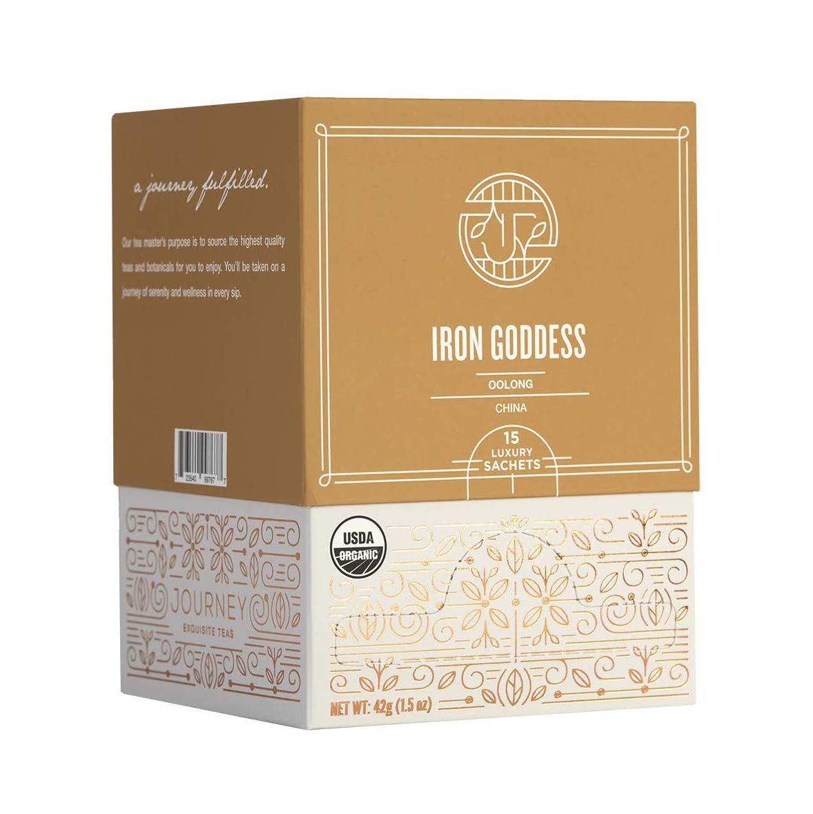 Journey Teas - Iron Goddess - Oolong Tea - 15 Silk Sachets