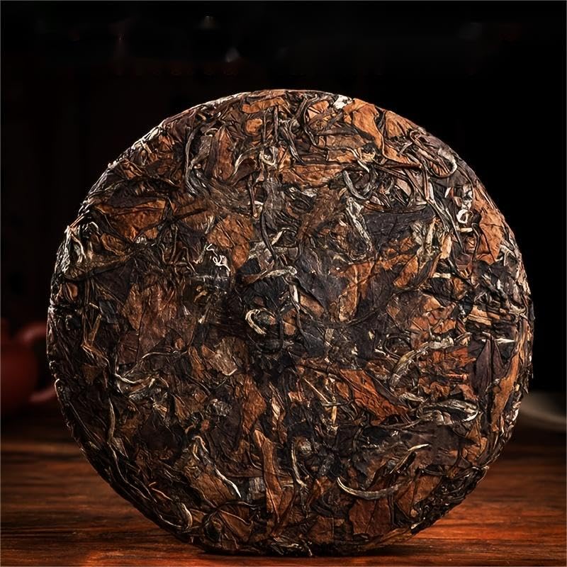 Yunnan Pu'er Qi Zi Bing Cha Raw Pu'er Tea Cake, Jingmai Mountain, 357g, Traditional Craftsmanship, Free Tea Needle Included