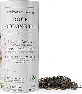 Da Hong Pao Oolong Tea Loose Leaf – Authentic Wuyi Rock Oolong Tea from China – Premium Roasted Chinese Tea – Loose Leaf Tea – Traditional High Mountain Oolong