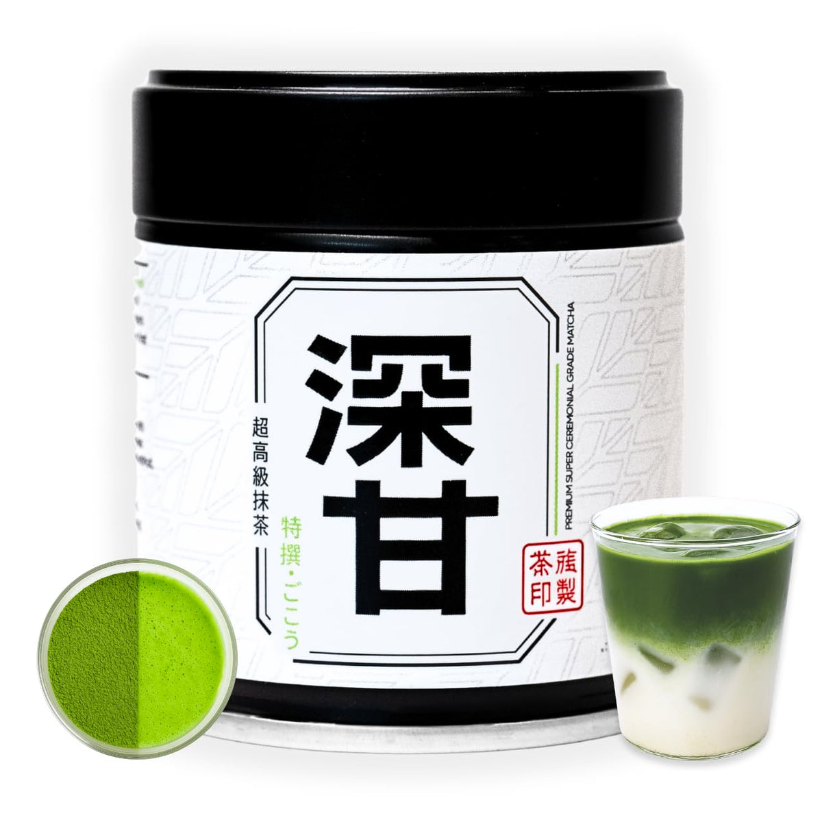 Chazoku Gokou (35g Tin) - Matcha Green Tea Powder - Single Cultivar - Ceremonial Grade, First Harvest - Traditional Japanese Matcha - Stone Milled