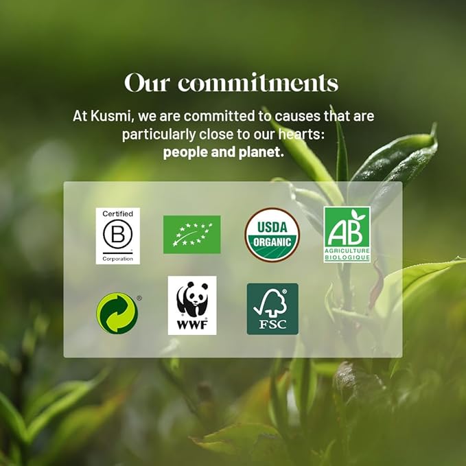 KUSMI TEA - St. Petersburg - Organic Earl Grey Tea - Black Tea with Red Berries, Caramel, Vanilla & Bergamot - Loose Leaf - 3.5 oz Tin